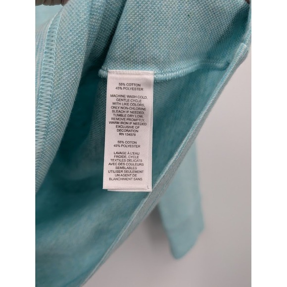 Vineyard Vines Men's NWT Fashion Knits Saltwater quarter zip blue sz M - Picture 6 of 7